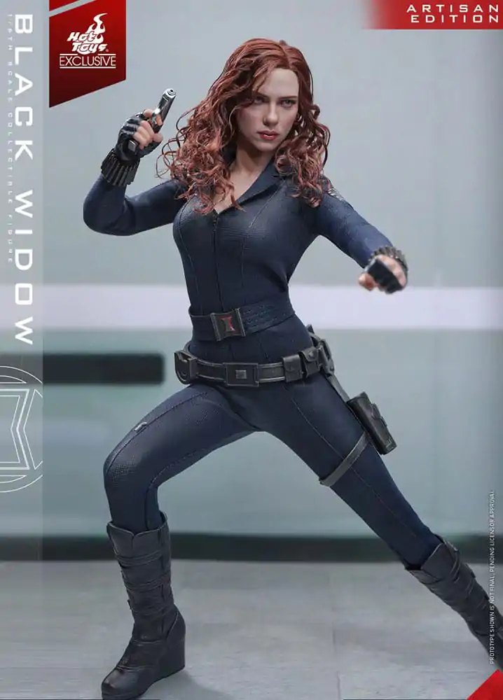 Iron Man 2 1/6 Black Widow Artisan Edition Hot Toys Exkluzív akciófigura 28 cm termékfotó