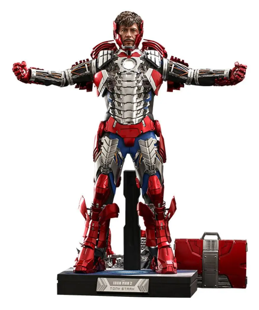 Iron Man 2 Movie Masterpiece  1/6 Tony Stark (Mark V Suit Up Version) Deluxe akciófigura 31 cm termékfotó