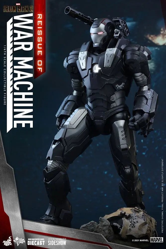 Iron Man 2 Movie Masterpiece 1/6 War Machine akciófigura 32 cm termékfotó