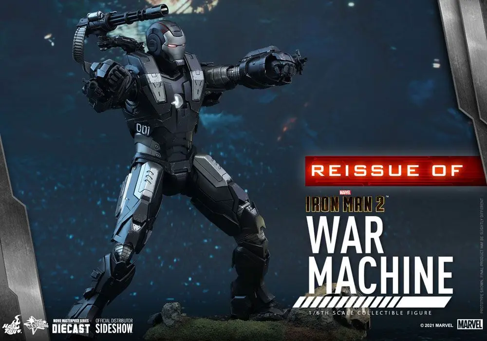 Iron Man 2 Movie Masterpiece 1/6 War Machine akciófigura 32 cm termékfotó