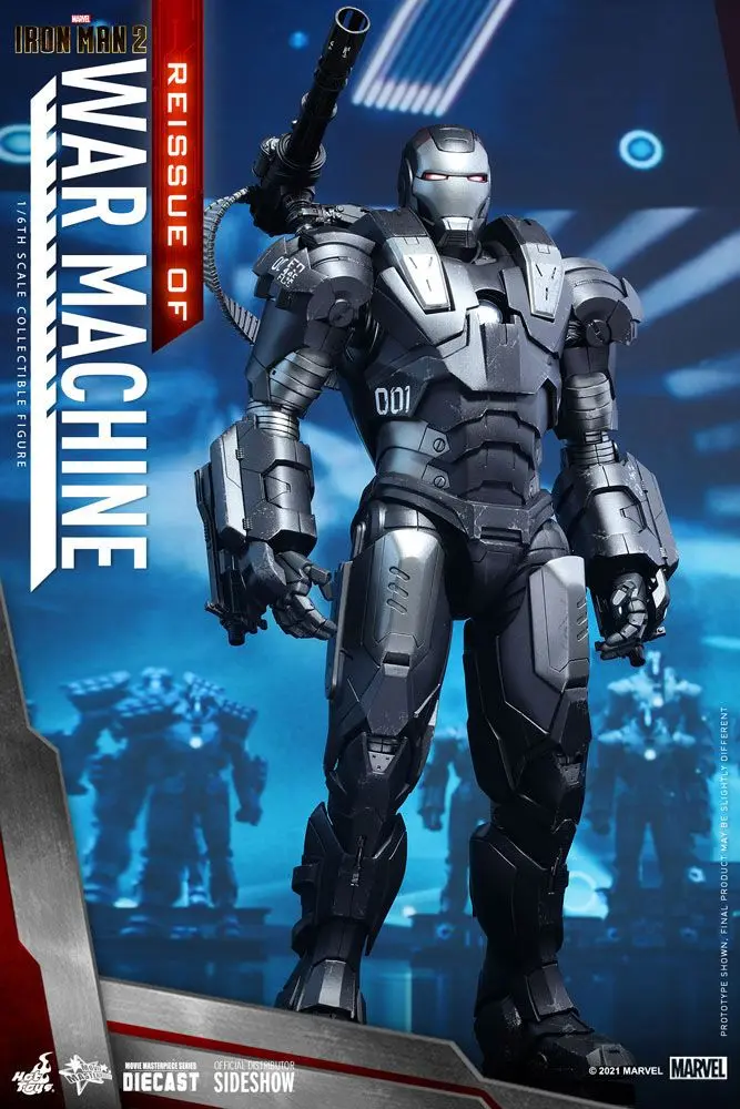 Iron Man 2 Movie Masterpiece 1/6 War Machine akciófigura 32 cm termékfotó
