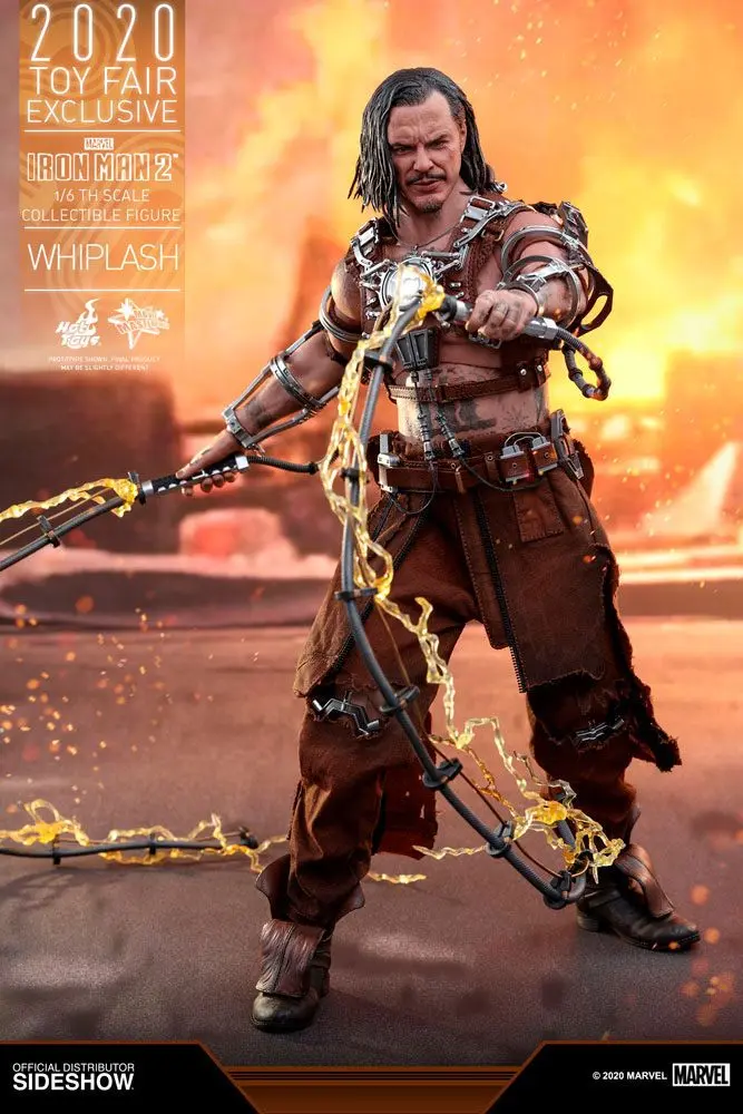 Iron Man 2 Movie Masterpiece 1/6 Whiplash 2020 Toy Fair Exclusive akciófigura 30 cm termékfotó