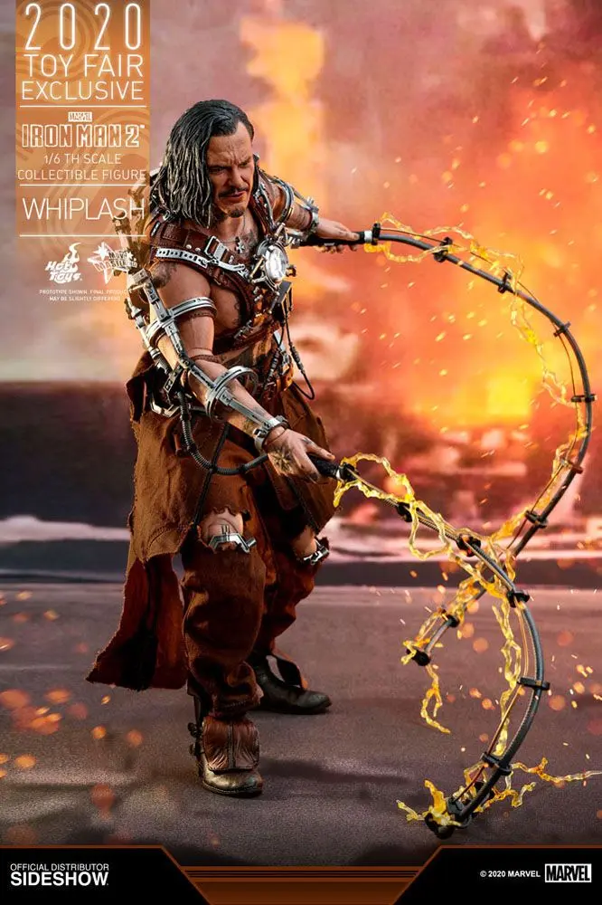 Iron Man 2 Movie Masterpiece 1/6 Whiplash 2020 Toy Fair Exclusive akciófigura 30 cm termékfotó