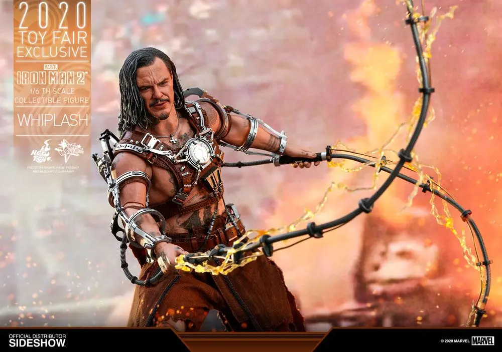 Iron Man 2 Movie Masterpiece 1/6 Whiplash 2020 Toy Fair Exclusive akciófigura 30 cm termékfotó