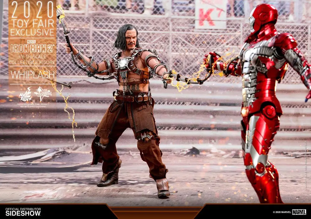 Iron Man 2 Movie Masterpiece 1/6 Whiplash 2020 Toy Fair Exclusive akciófigura 30 cm termékfotó