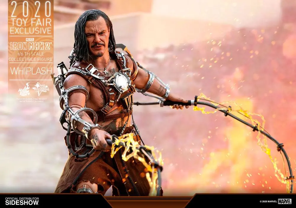 Iron Man 2 Movie Masterpiece 1/6 Whiplash 2020 Toy Fair Exclusive akciófigura 30 cm termékfotó
