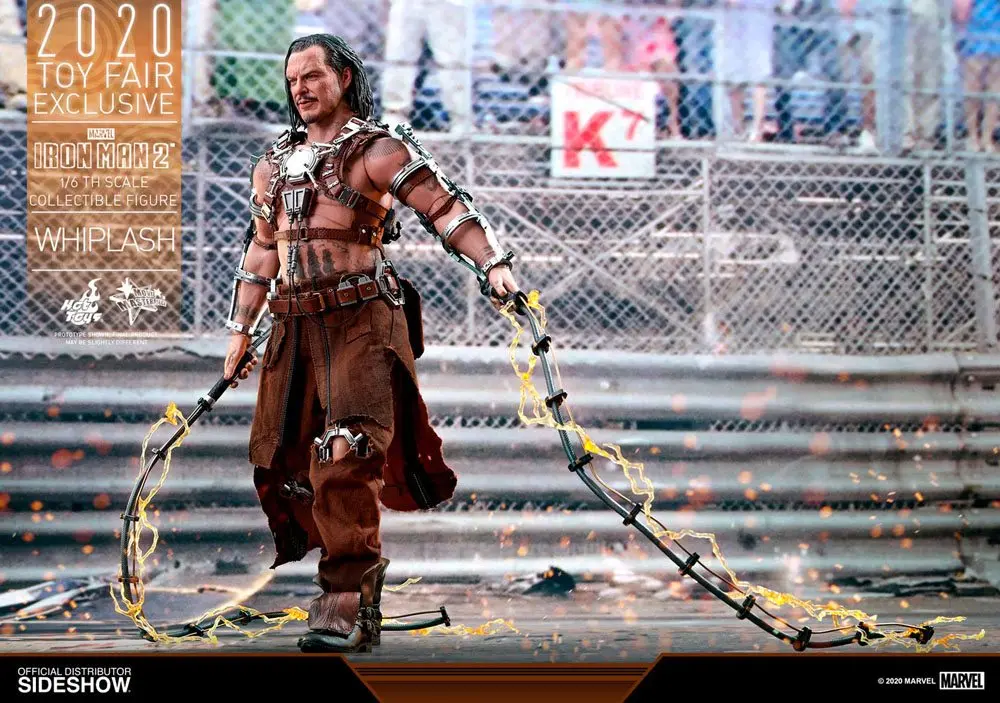 Iron Man 2 Movie Masterpiece 1/6 Whiplash 2020 Toy Fair Exclusive akciófigura 30 cm termékfotó