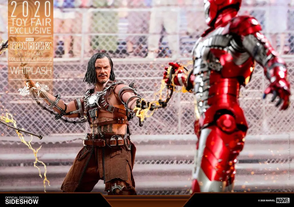 Iron Man 2 Movie Masterpiece 1/6 Whiplash 2020 Toy Fair Exclusive akciófigura 30 cm termékfotó