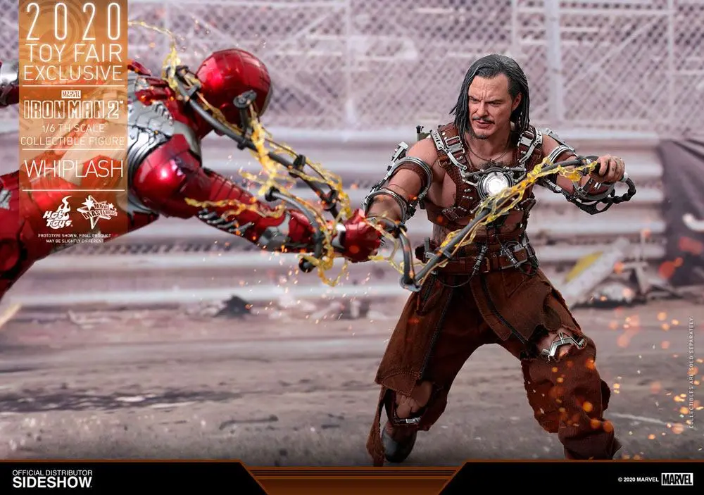 Iron Man 2 Movie Masterpiece 1/6 Whiplash 2020 Toy Fair Exclusive akciófigura 30 cm termékfotó