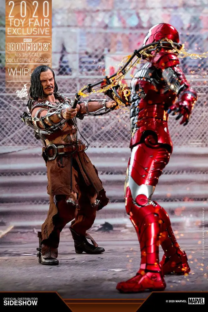 Iron Man 2 Movie Masterpiece 1/6 Whiplash 2020 Toy Fair Exclusive akciófigura 30 cm termékfotó
