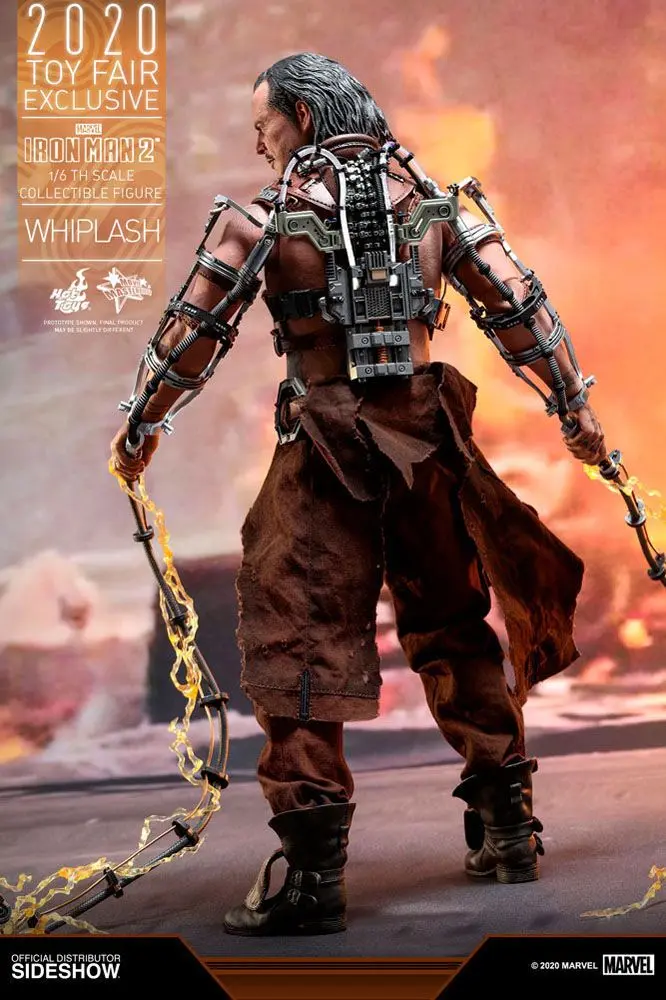 Iron Man 2 Movie Masterpiece 1/6 Whiplash 2020 Toy Fair Exclusive akciófigura 30 cm termékfotó