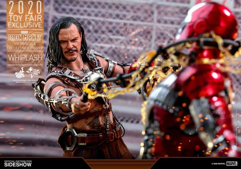 Iron Man 2 Movie Masterpiece 1/6 Whiplash 2020 Toy Fair Exclusive akciófigura 30 cm termékfotó
