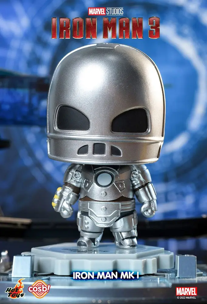 Iron Man 3 Cosbi Mini figura Iron Man Mark 1 8 cm termékfotó