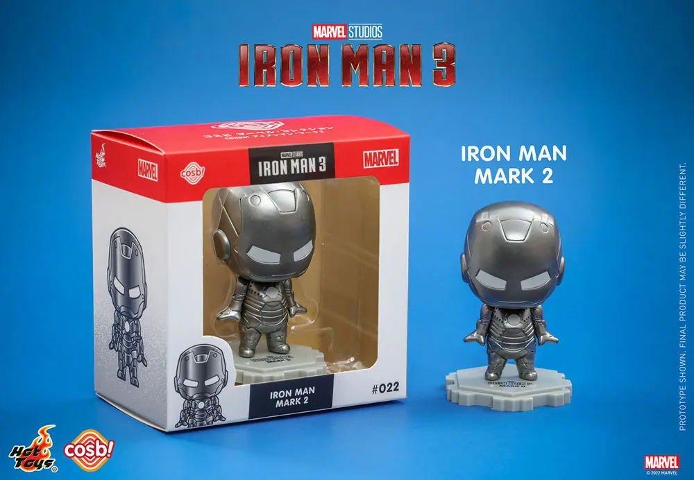 Iron Man 3 Cosbi Mini figura Iron Man Mark 2 8 cm termékfotó