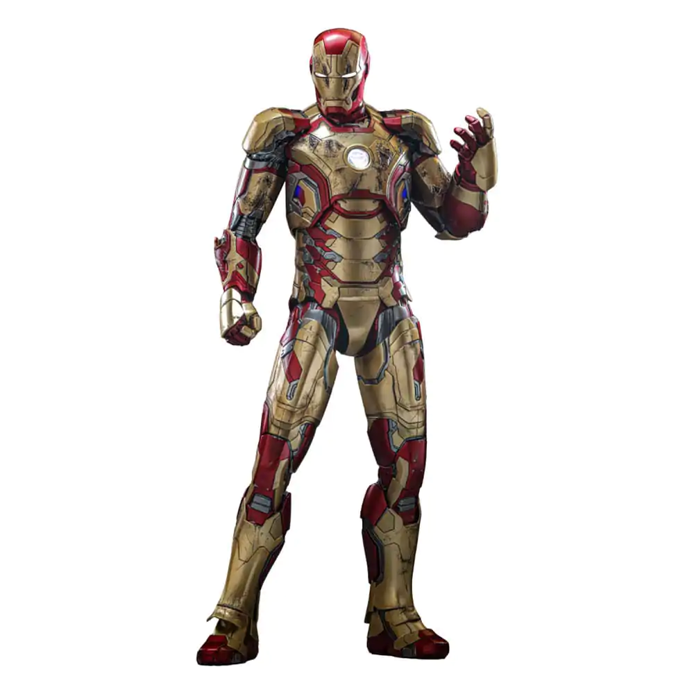 Iron Man 3 Movie Masterpiece Diecast 1/6 Iron Man Mark XLII (2.0) akciófigura 32 cm termékfotó