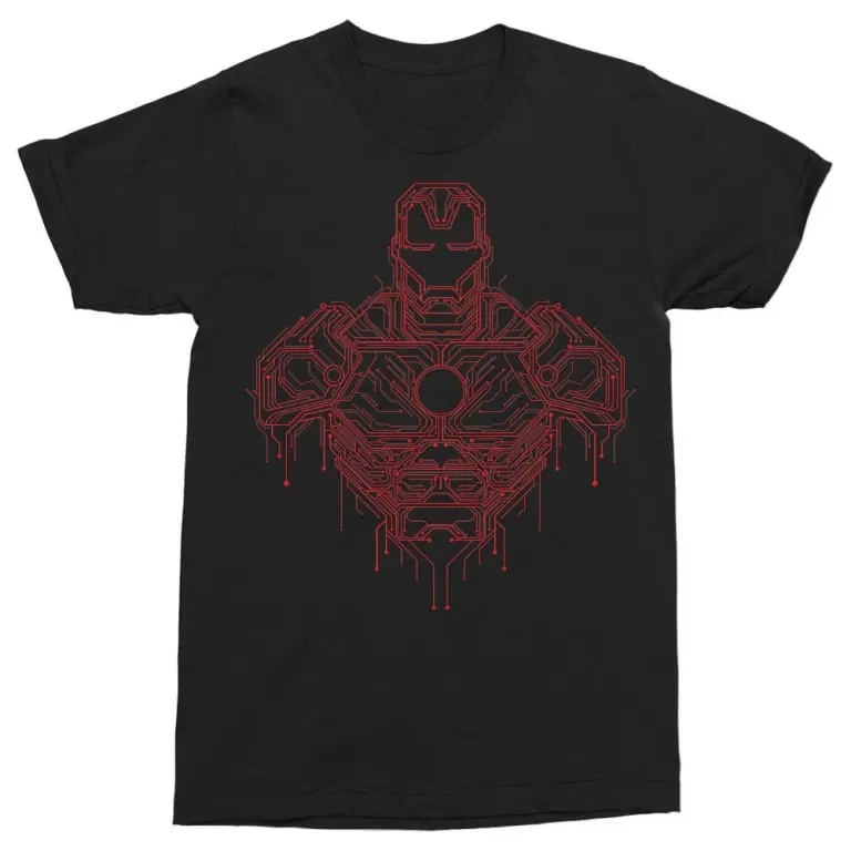 Iron Man circuit férfi póló termékfotó