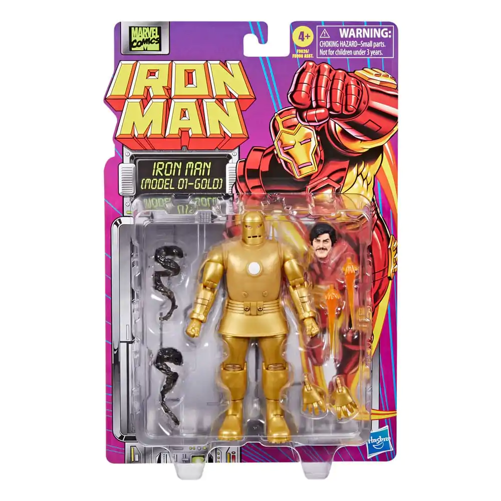 Iron Man Marvel Legends Iron Man (Model 01-Gold) akciófigura 15 cm termékfotó