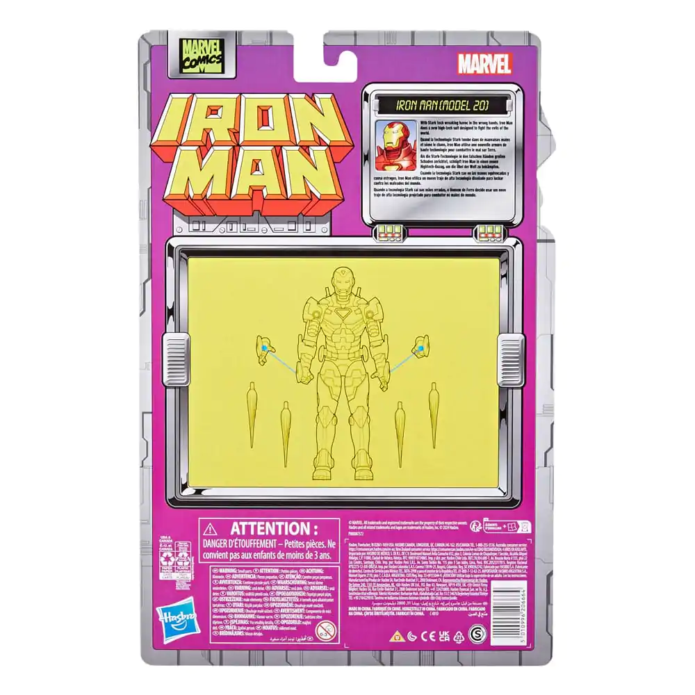 Iron Man Marvel Legends Action Figure Iron Man (Model 20) 15 cm termékfotó