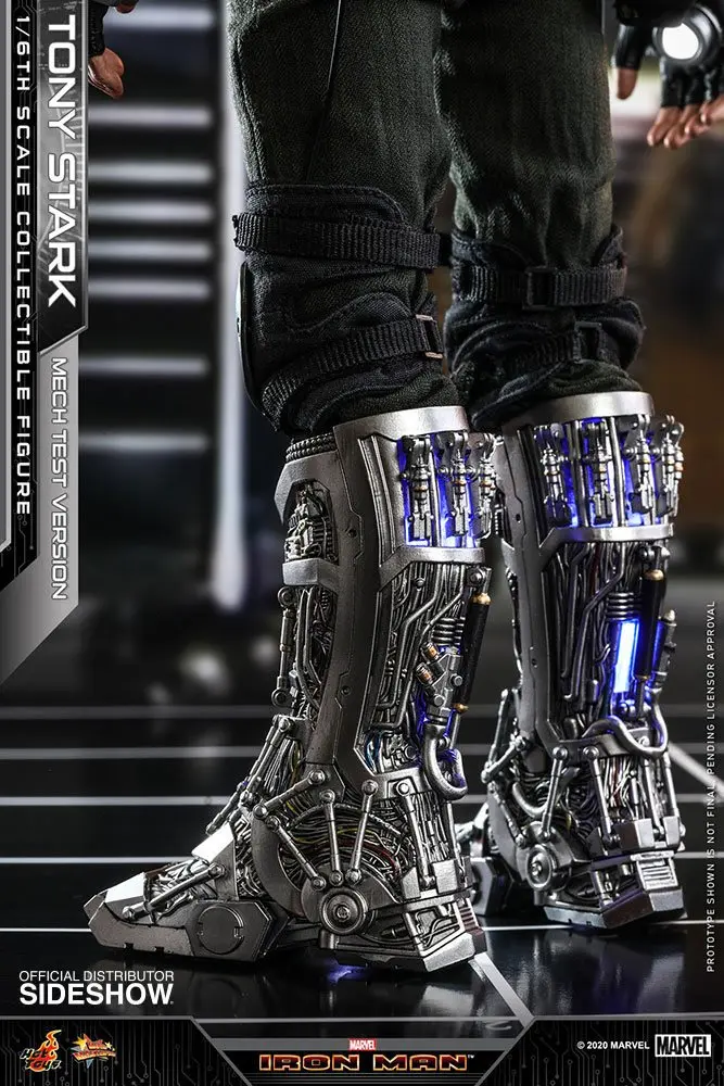 Iron Man Movie Masterpiece 1/6 Tony Stark (Mech Test Version) akciófigura 30 cm termékfotó
