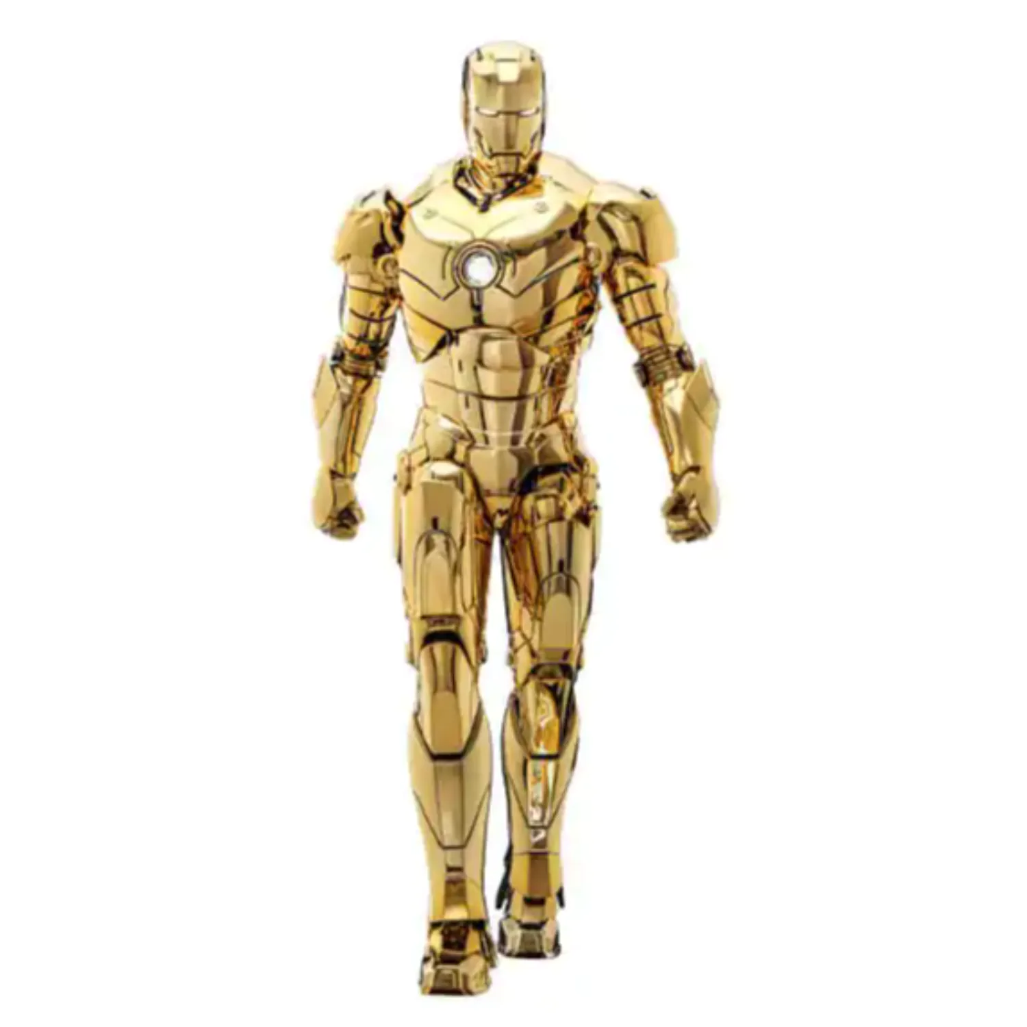 Iron Man Movie Masterpiece Diecast akciófigura 1/6 Iron Man Mark III (Gold Color Version) Hot Toys Exkluzív 33 cm termékfotó