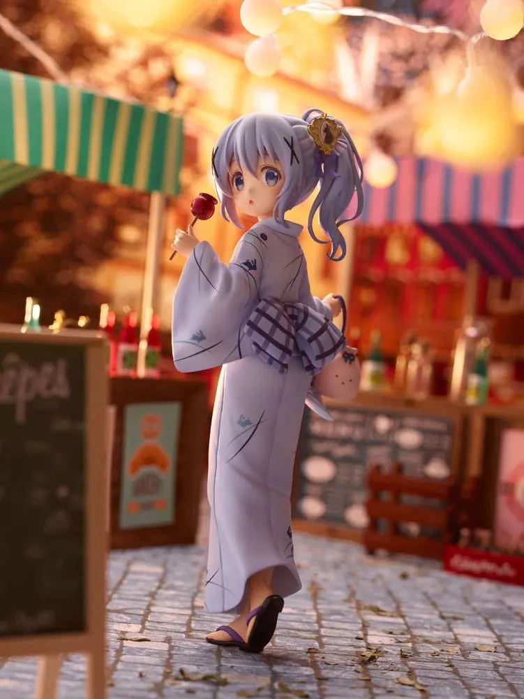 Is the Order a Rabbit 1/7 Chino (Summer Festival) PVC szobor figura 22 cm termékfotó