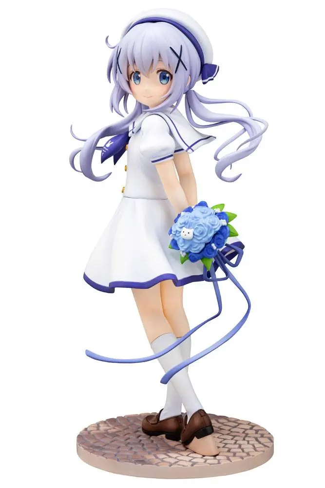 Is the Order a Rabbit 1/7 Chino (Summer Uniform) PVC szobor figura 21 cm termékfotó