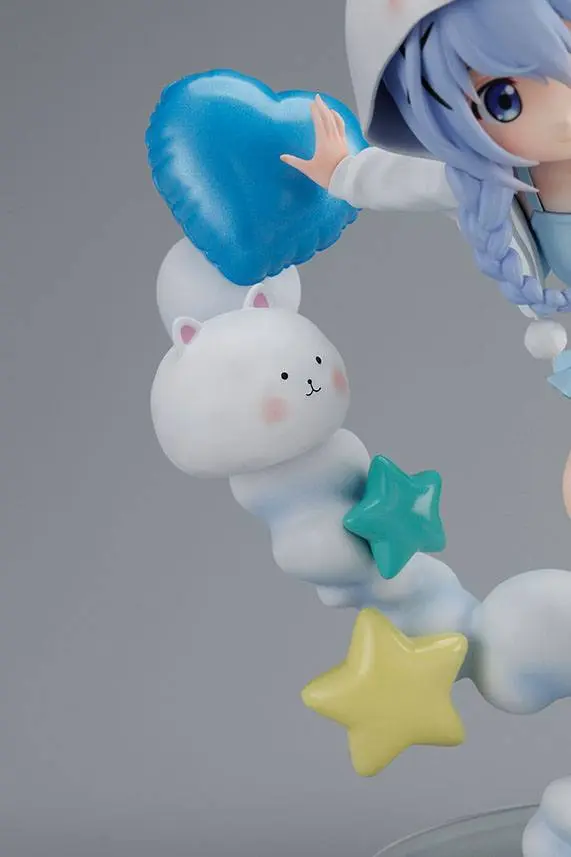 Is the Order a Rabbit BLOOM 1/6 Chino Tippy Hoodie Ver. PVC szobor figura 21 cm termékfotó