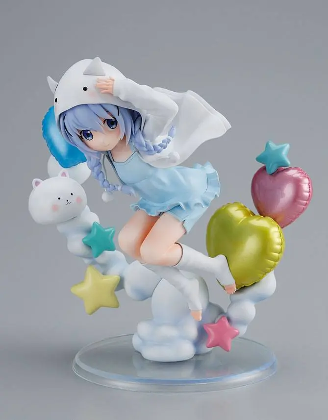 Is the Order a Rabbit BLOOM 1/6 Chino Tippy Hoodie Ver. PVC szobor figura 21 cm termékfotó