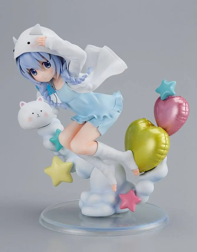 Is the Order a Rabbit BLOOM 1/6 Chino Tippy Hoodie Ver. PVC szobor figura 21 cm termékfotó