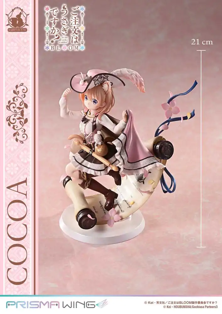 Is the Order a Rabbit? Bloom Prisma Wing 1/7 Cocoa PVC szobor figura 21 cm termékfotó