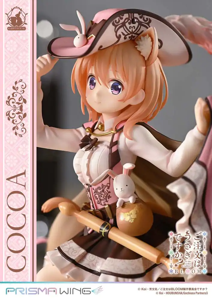 Is the Order a Rabbit? Bloom Prisma Wing 1/7 Cocoa PVC szobor figura 21 cm termékfotó