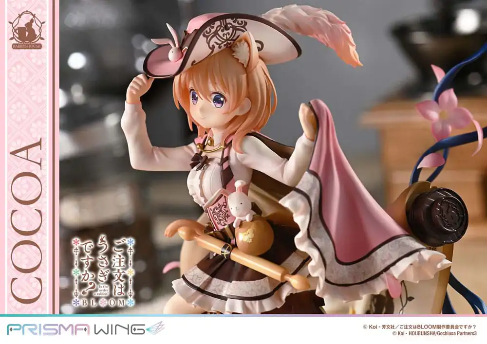 Is the Order a Rabbit? Bloom Prisma Wing 1/7 Cocoa PVC szobor figura 21 cm termékfotó
