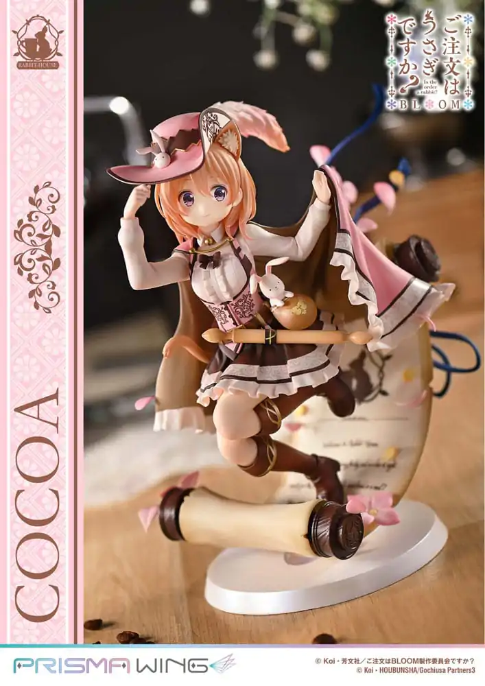 Is the Order a Rabbit? Bloom Prisma Wing 1/7 Cocoa PVC szobor figura 21 cm termékfotó