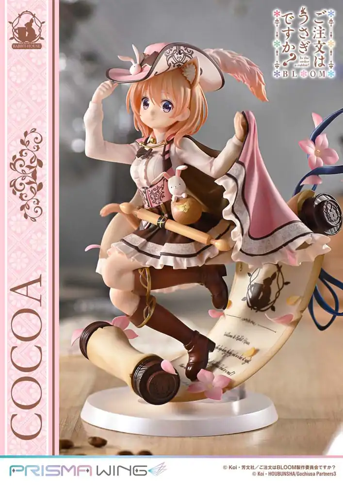 Is the Order a Rabbit? Bloom Prisma Wing 1/7 Cocoa PVC szobor figura 21 cm termékfotó