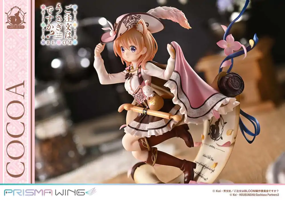 Is the Order a Rabbit? Bloom Prisma Wing 1/7 Cocoa PVC szobor figura 21 cm termékfotó