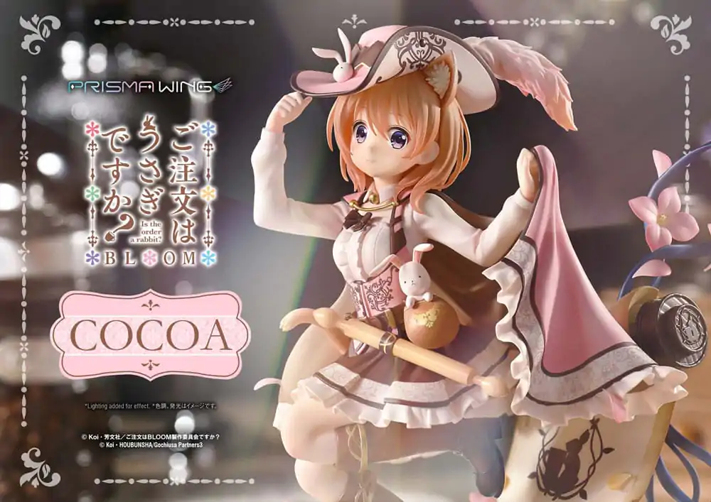 Is the Order a Rabbit? Bloom Prisma Wing 1/7 Cocoa PVC szobor figura 21 cm termékfotó