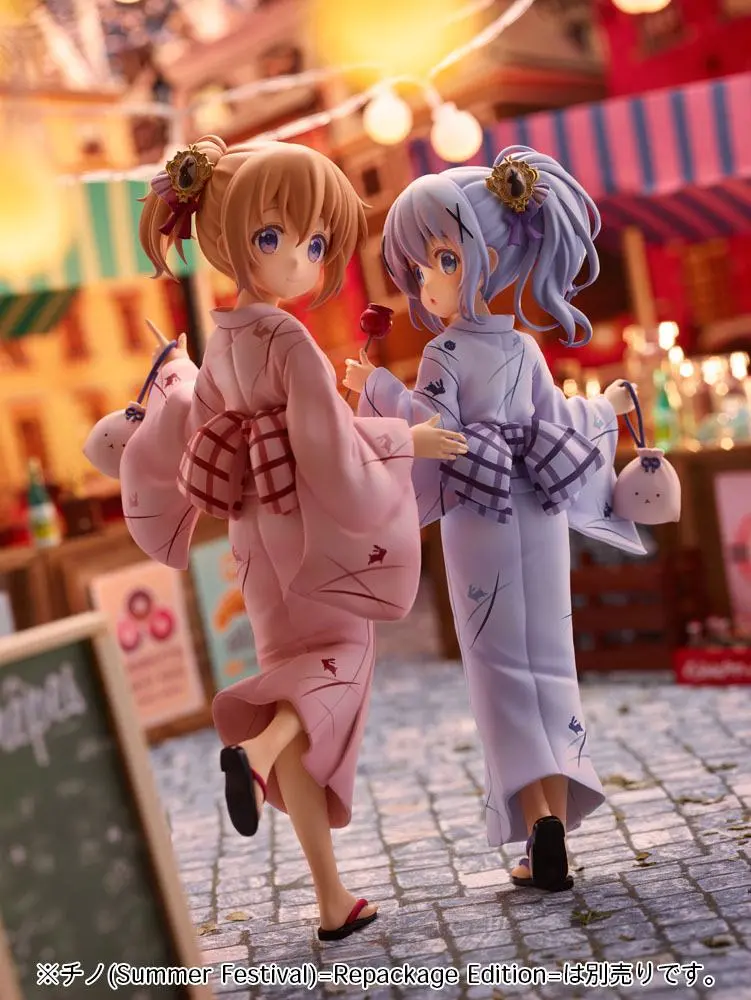 Is the order a rabbit? BLOOM 1/7 Chino (Summer Festival) Repackage Edition PVC szobor figura 22 cm termékfotó