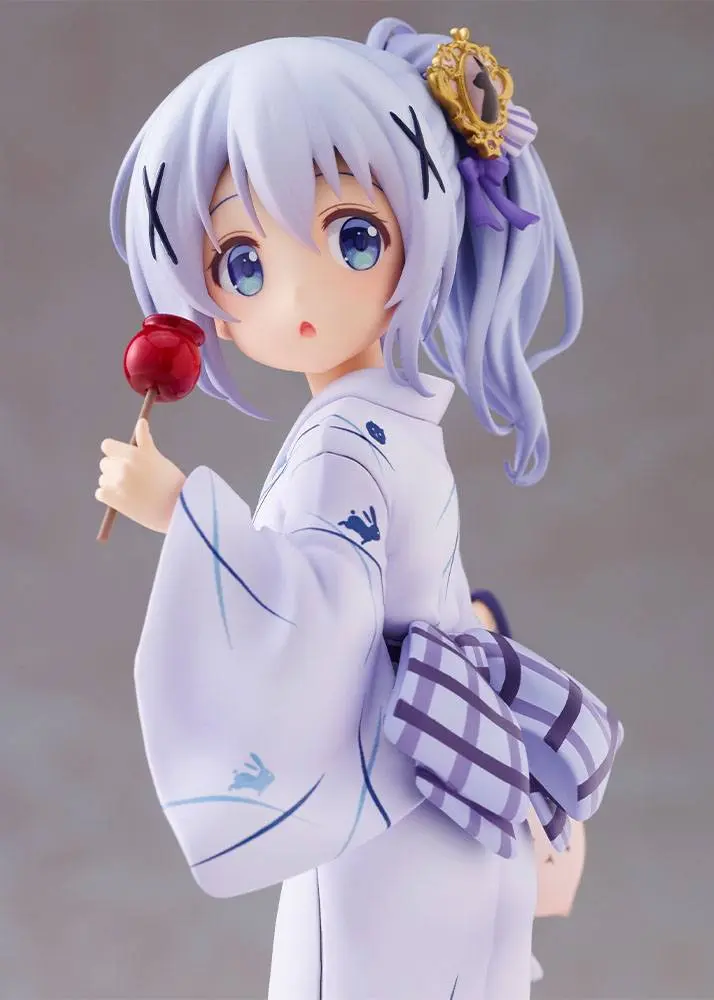 Is the order a rabbit? BLOOM 1/7 Chino (Summer Festival) Repackage Edition PVC szobor figura 22 cm termékfotó