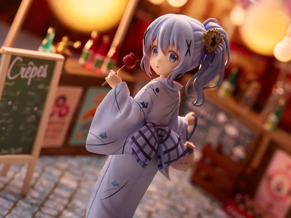 Is the order a rabbit? BLOOM 1/7 Chino (Summer Festival) Repackage Edition PVC szobor figura 22 cm termékfotó