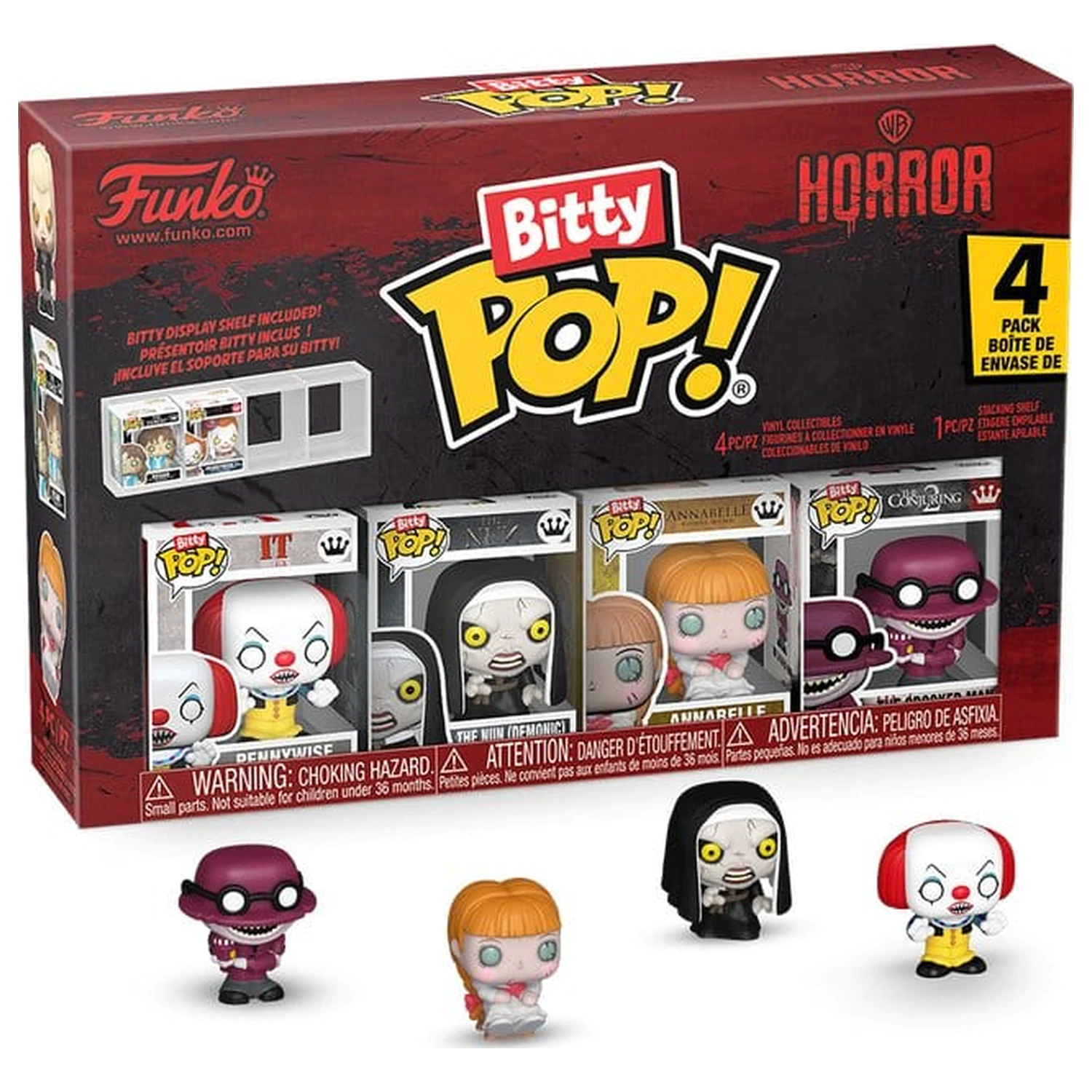IT Bitty Funko POP! Vinyl figura 4 db-os csomag Pennywise 2,5 cm termékfotó