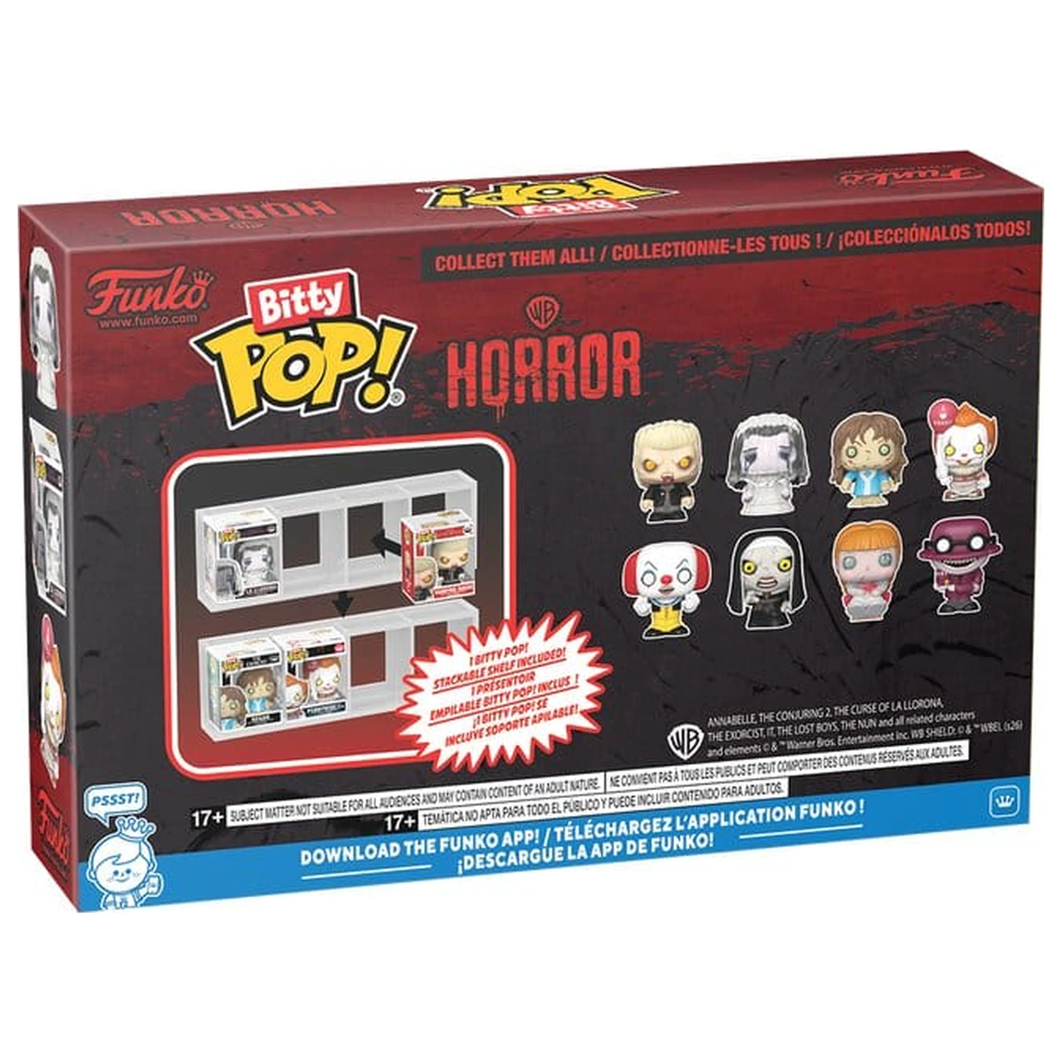IT Bitty Funko POP! Vinyl figura 4 db-os csomag Pennywise 2,5 cm termékfotó