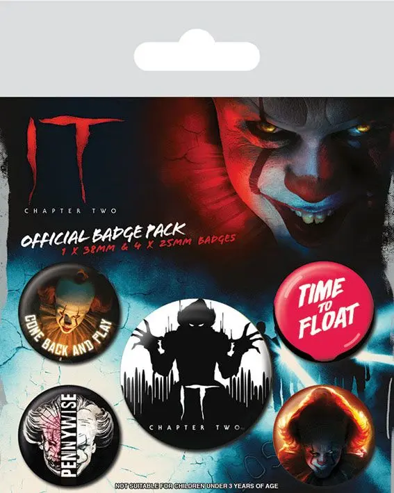 It Chapter Two Clown kitűző csomag (5 darab) termékfotó