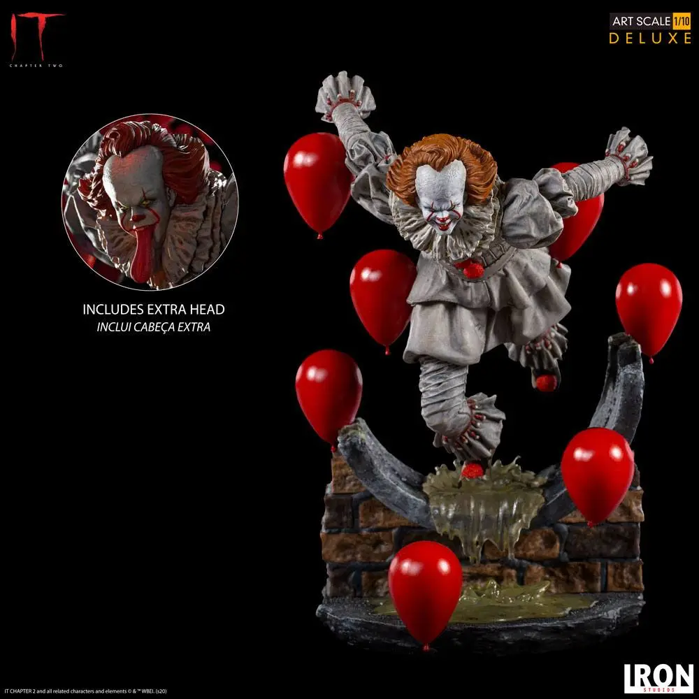 It Chapter Two Deluxe Art Scale 1/10 Pennywise szobor figura 21 cm termékfotó
