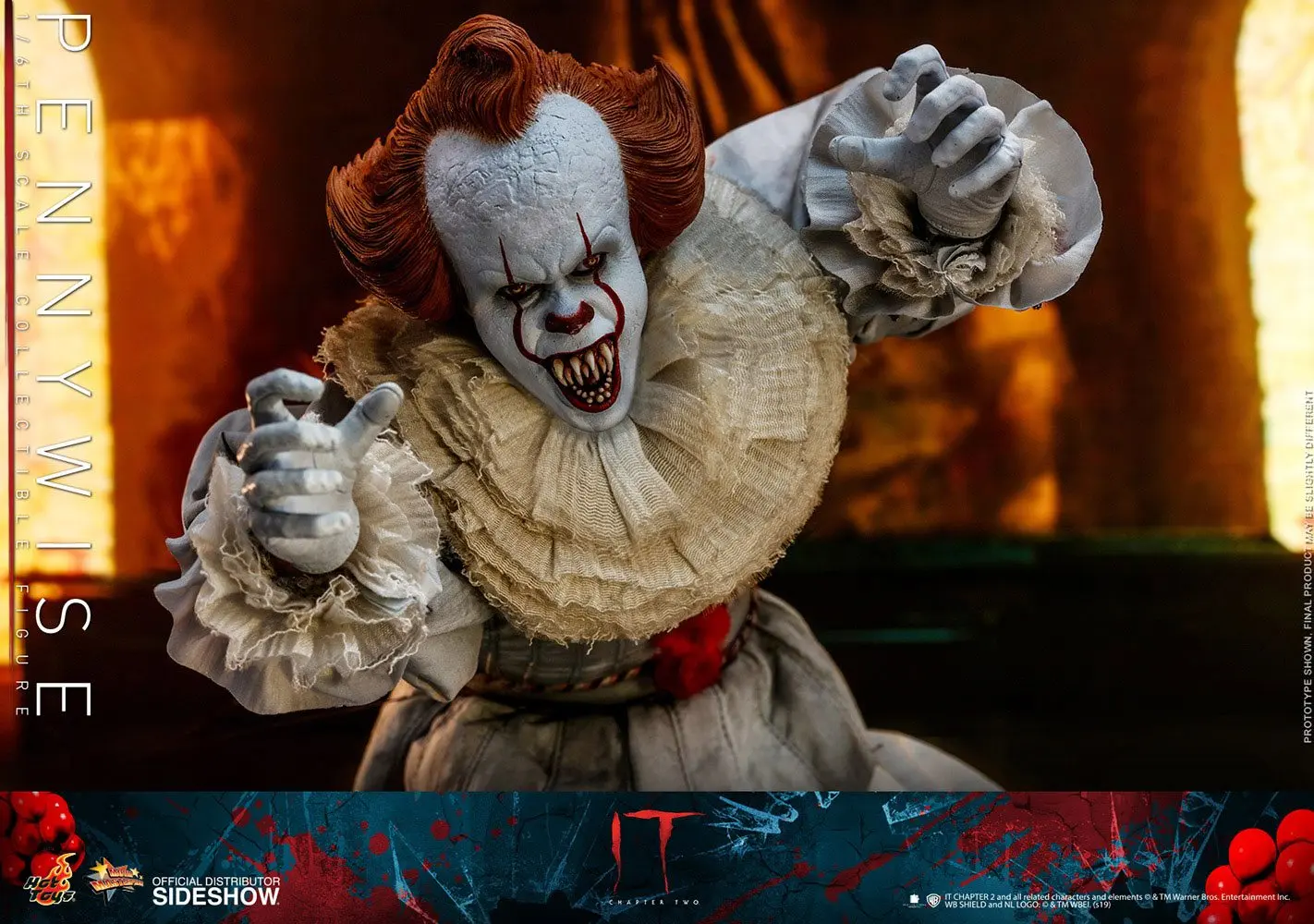 It Chapter Two Movie Masterpiece 1/6 Pennywise akciófigura 32 cm termékfotó