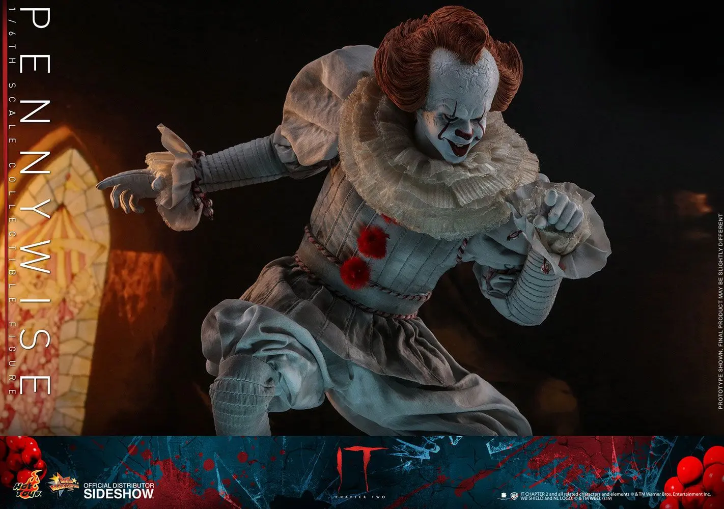 It Chapter Two Movie Masterpiece 1/6 Pennywise akciófigura 32 cm termékfotó