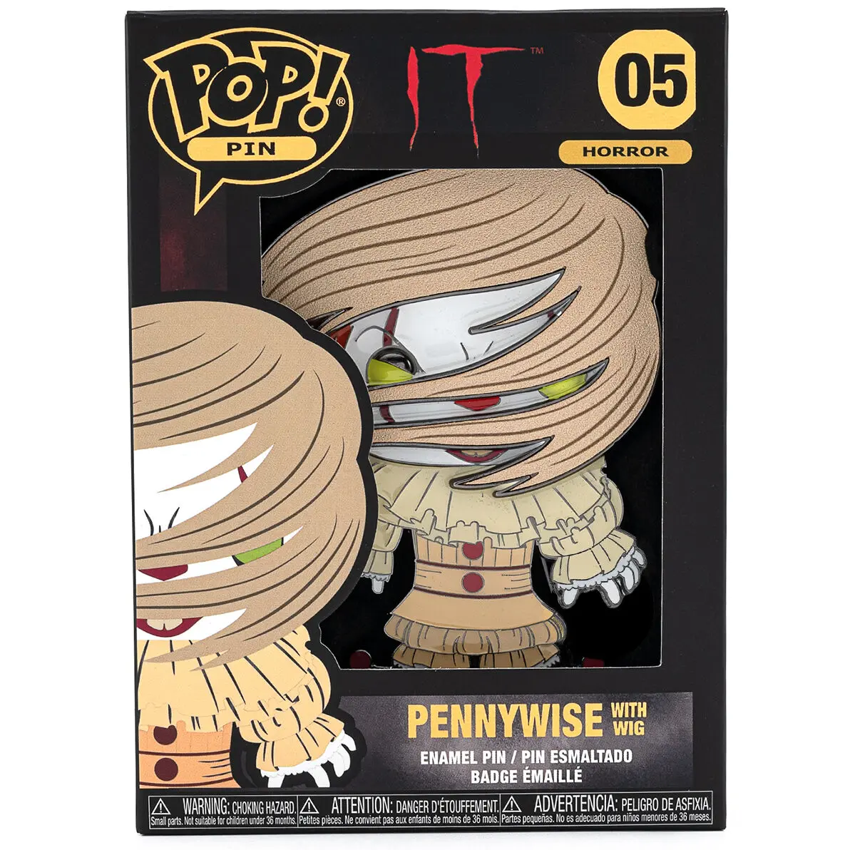 It Pennywise Big Enamel POP kitűző 10cm termékfotó