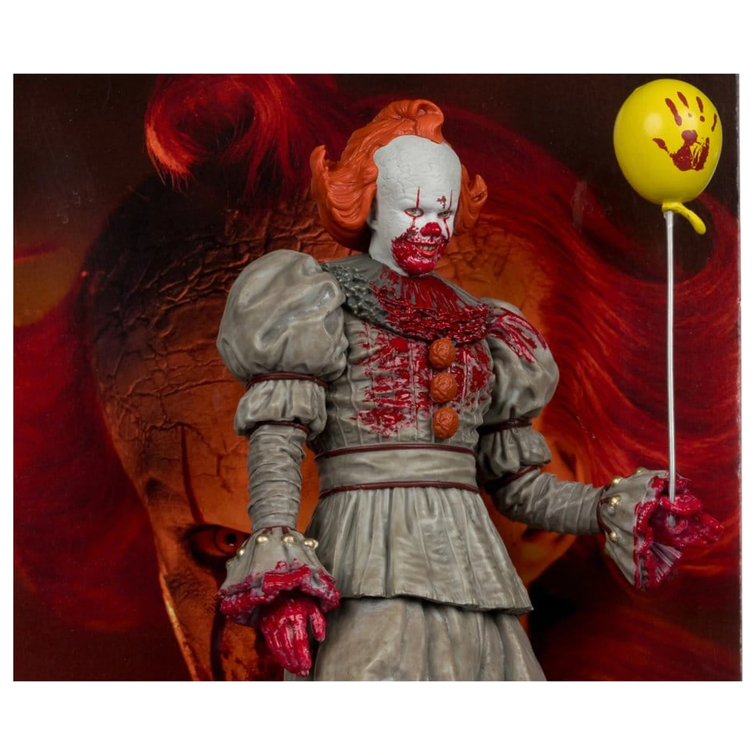 It Welcome to Derry Movie Maniacs figura Pennywise (Bloody) 16 cm termékfotó