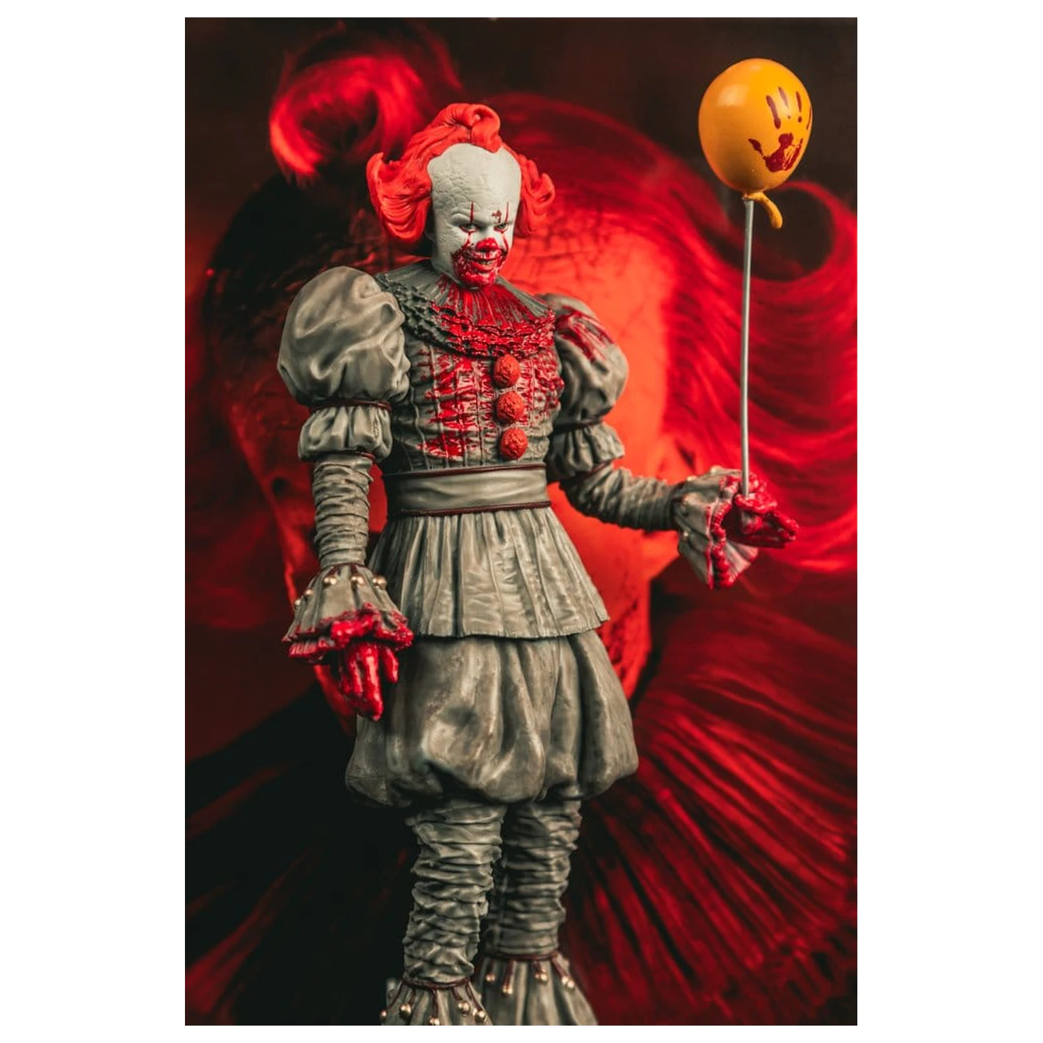 It Welcome to Derry Movie Maniacs figura Pennywise (Bloody) 16 cm termékfotó