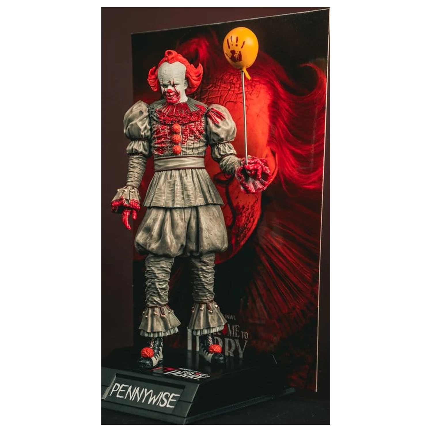 It Welcome to Derry Movie Maniacs figura Pennywise (Bloody) 16 cm termékfotó