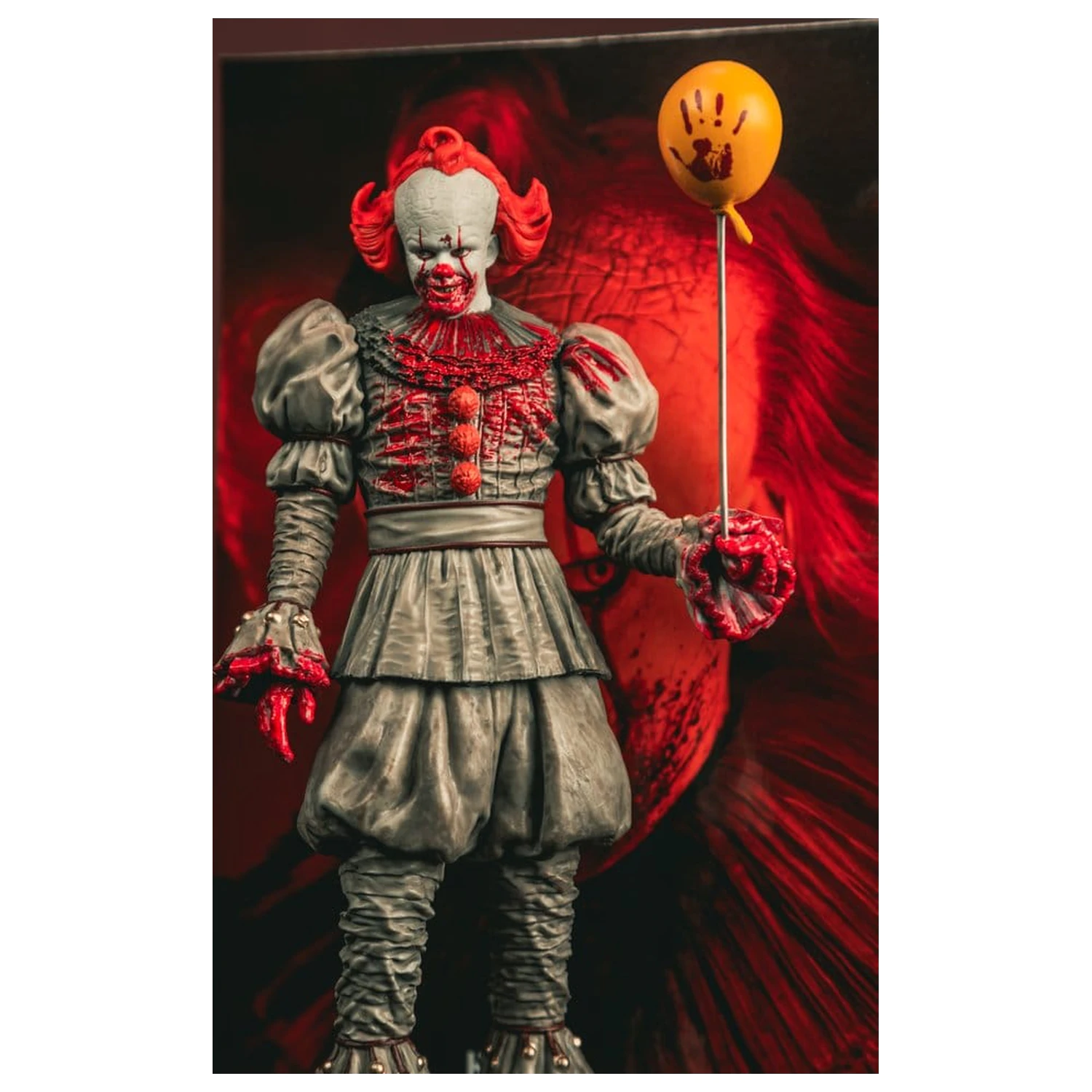 It Welcome to Derry Movie Maniacs figura Pennywise (Bloody) 16 cm termékfotó